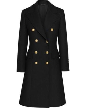 Loro Piana Double-Breasted Coats - Negro