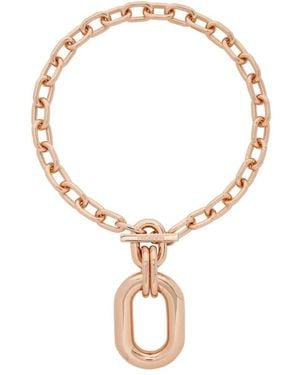 Rabanne Accessoires ,Geel ,Oval Link Ketting