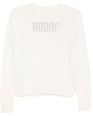MC2 Saint Barth Round-Neck Knitwear - Blanco