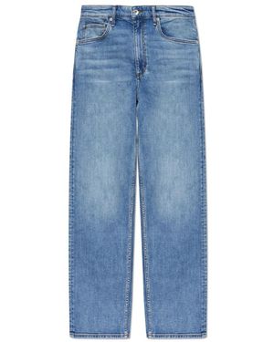 Rag & Bone Jeans ,Blauw ,Katoen Fit 4 Straight Jeans