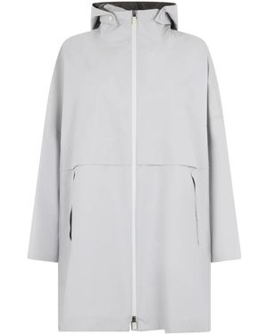 Herno Lichtgewicht Jas Met Capuchon - Grijs