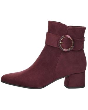Marco Tozzi Schoenen ,Rood ,Enkellaarsjes - Paars