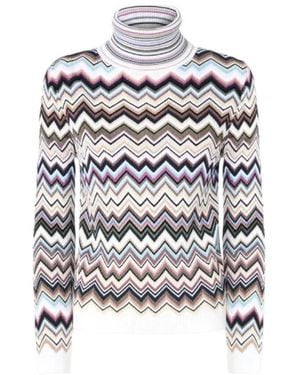 Missoni Turtlenecks - Blanco