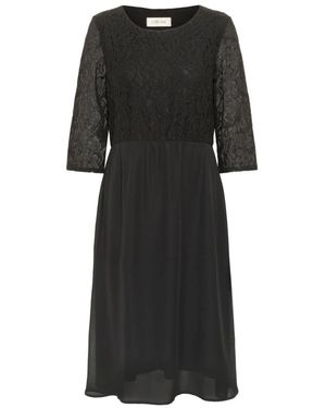 Cream Midi Dresses - Nero
