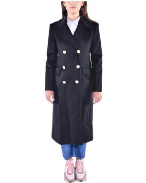 Max Mara Double-Breasted Coats - Blue