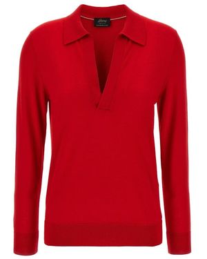 Brioni Polo Shirt - Rot