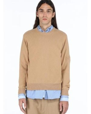 N°21 Round-Neck Knitwear - Natural