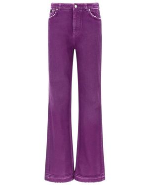 Dolce & Gabbana Flared Jeans - Violet