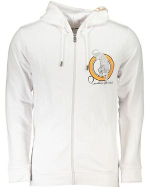 Roberto Cavalli Sweatshirt Met Lange Mouwen - Wit