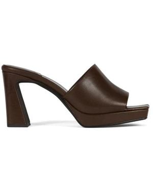 Jeffrey Campbell Heeled Mules - Marrón