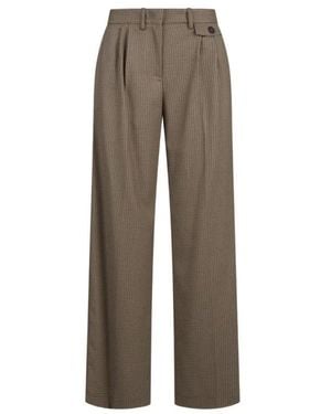 Mar De Margaritas Wide Trousers - Brown