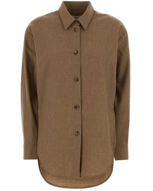 KHAITE Shirts - Brown
