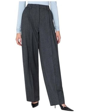 Thelatest Weite Graue Hose - Blau