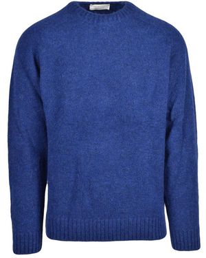 FILIPPO DE LAURENTIIS Round-Neck Knitwear - Blue