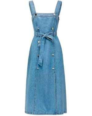 Salsa Jeans Midi Dresses - Bleu