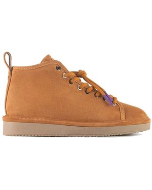 Pànchic Lace-Up Boots - Brown