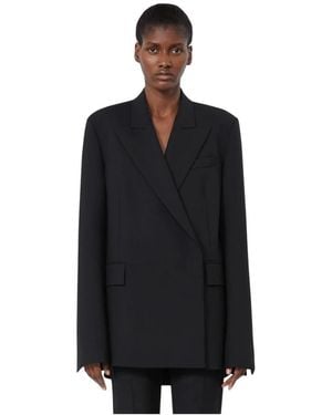 Sportmax Hybrid Tailored Blazer - Zwart