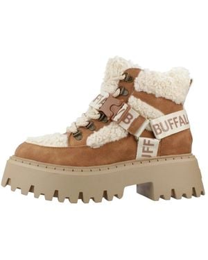 Buffalo Schoenen ,Bruin ,Aspen Com Mid Warm - Naturel