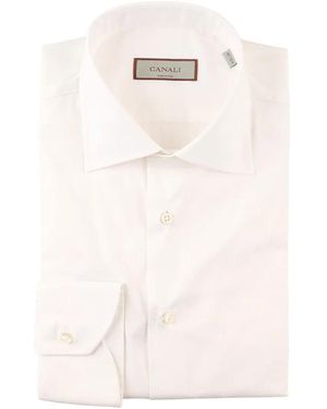 Canali Formal Shirts - White