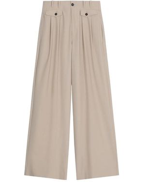 Closed Wide Trousers - Neutro