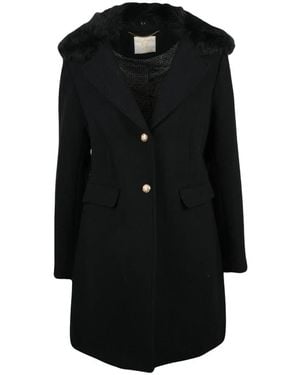 Yes-Zee Single-Breasted Coats - Nero