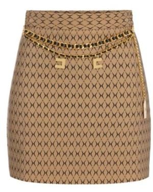 Elisabetta Franchi Short Skirts - Neutro