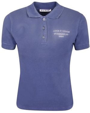 Acne Studios Polo Hemden - Blauw