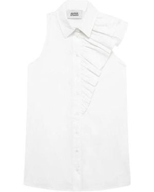 Alpha Studio Sleeveless Tops - Blanc