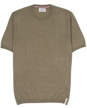 Brooksfield Round-Neck Knitwear - Verde