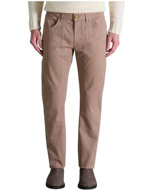 Jeckerson Slim-Fit Trousers - Natural