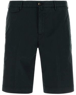 PT Torino Korte Broeken ,Zwart ,Katoen Stretch Katoen Bermuda Shorts - Grijs