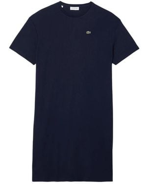 Lacoste Short Dresses - Blue