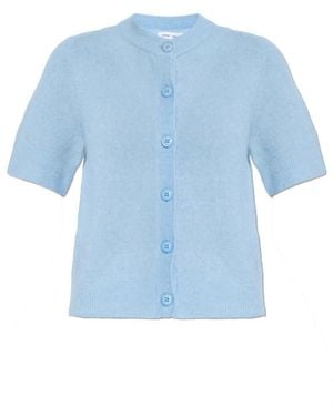 Samsøe & Samsøe Truien & Vesten ,Blauw ,Wol Sanoura Cardigan