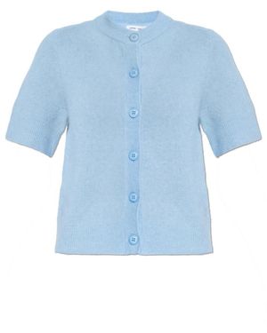 Samsøe & Samsøe Truien & Vesten ,Blauw ,Wol Sanoura Cardigan