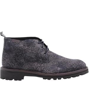 Floris Van Bommel Lace-Up Boots - Blu