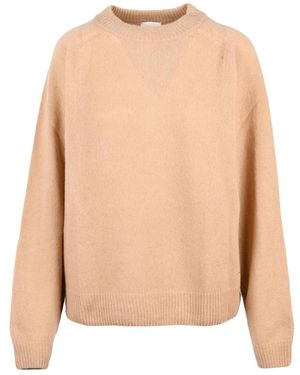 Alysi Rundhals-Strickpullover - Natur