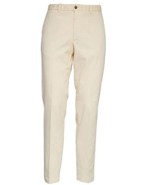 BRIGLIA Slim-Fit Trousers - Natural