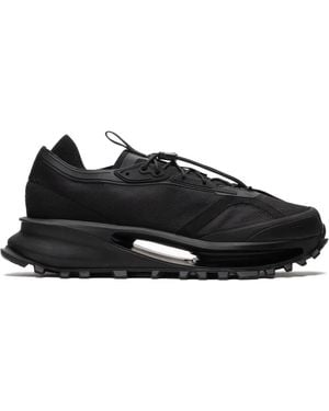 Y-3 Schwarze Schnürschuhe Gummisohle