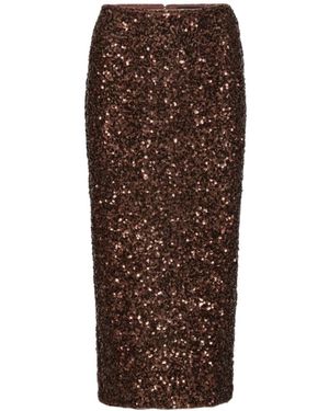 ROTATE BIRGER CHRISTENSEN Midi Skirts - Brown