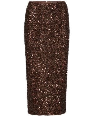 ROTATE BIRGER CHRISTENSEN Midi Skirts - Brown