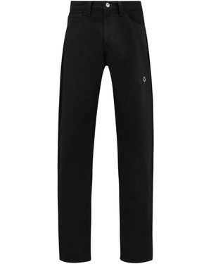 Moncler Straight Jeans - Negro
