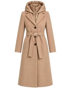 Marella Belted Coats - Neutro