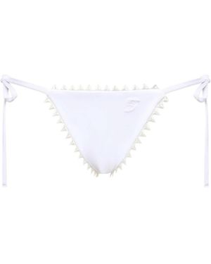 Jacquemus Badmode ,Wit ,Picot Bikini Broekje