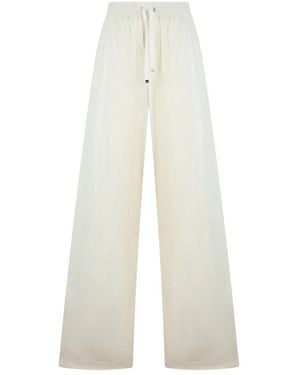 Herno Wide Trousers - Blanco