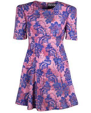 Versace Jeans Couture Short Dresses - Purple