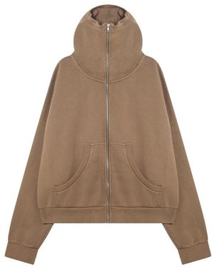 Entire studios Reißverschluss Cardigan Sweatshirt - Braun