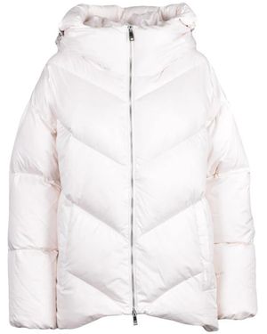 Add Asymmetrische Daunenjacke - Weiß