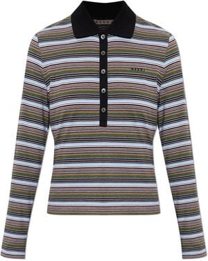 Marni Lange Mouwen Polo - Grijs