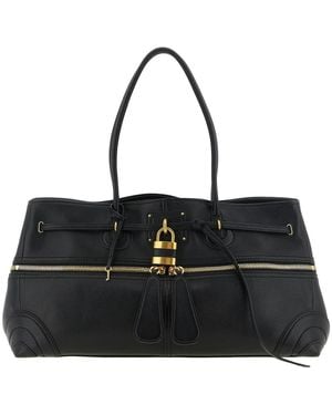 Chloé Paddington Sling Große Umhängetasche - Schwarz