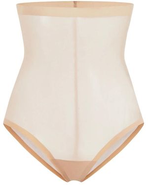 Wolford Ondergoed ,Wol Tulle Control Panty High Waist - Naturel